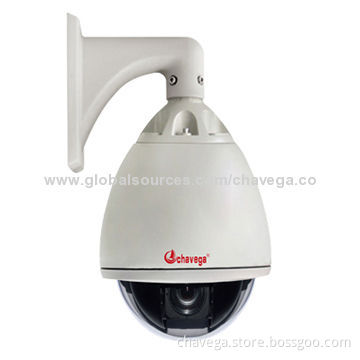 Outdoor IP High-speed Dome Camera, 27x Optical Zoom, 480TVL Sony CCD Intelligent